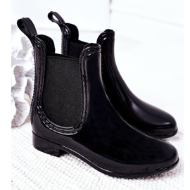 Chanclos para niños Botas negras Jodhpur Lily negro 2