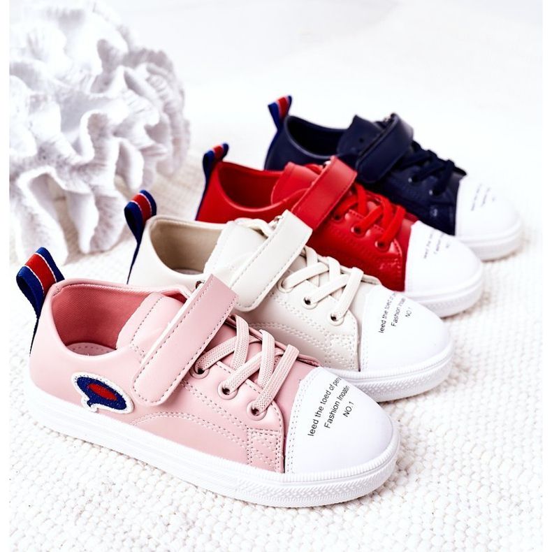 Apawwa Zapatillas de niños con velcro de dibujos animados azul marino 1