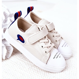 Apawwa Zapatillas de niños con velcro de dibujos animados beige 2