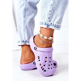 Pantuflas Crooks Eva Foam Violet para Mujer violeta 6