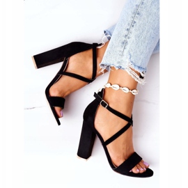 PS1 Sandalias de gamuza en un bar Black Dance With Me negro 1 PS1 Sandalias de gamuza en un bar Black Dance With Me negro 1