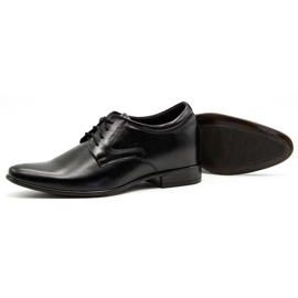 Olivier Visitando zapatos de hombre P11 aumentando negro 3