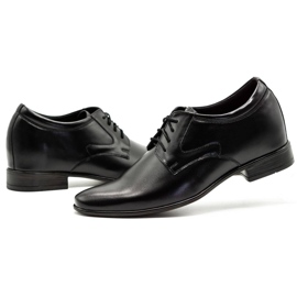 Olivier Visitando zapatos de hombre P11 aumentando negro 4