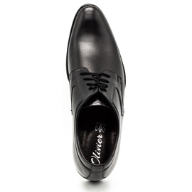 Olivier Visitando zapatos de hombre P11 aumentando negro 5