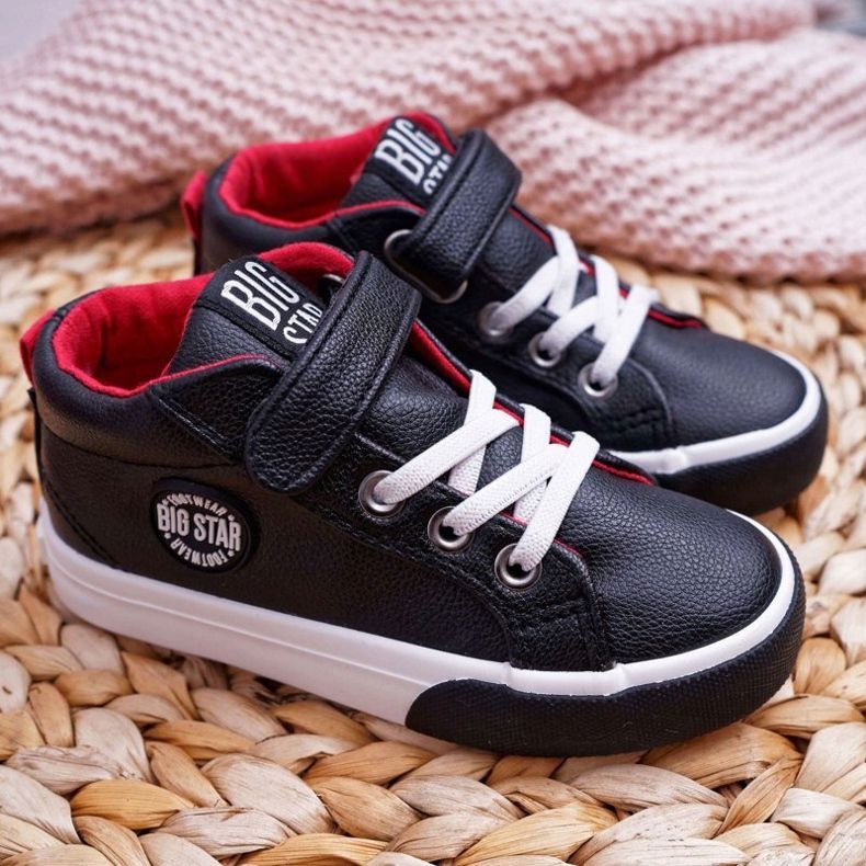 Zapatos Infantiles Sneakers Big Star Negro EE374001 1