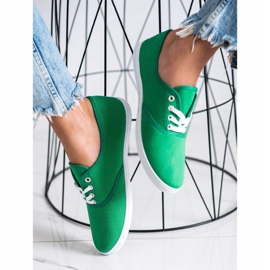 Zapatillas New Age con cordones verde 2