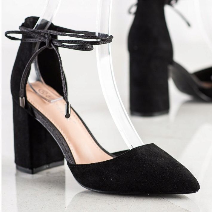 Bestelle Bombas elegantes con encuadernación negro 1 Bestelle Bombas elegantes con encuadernación negro 1