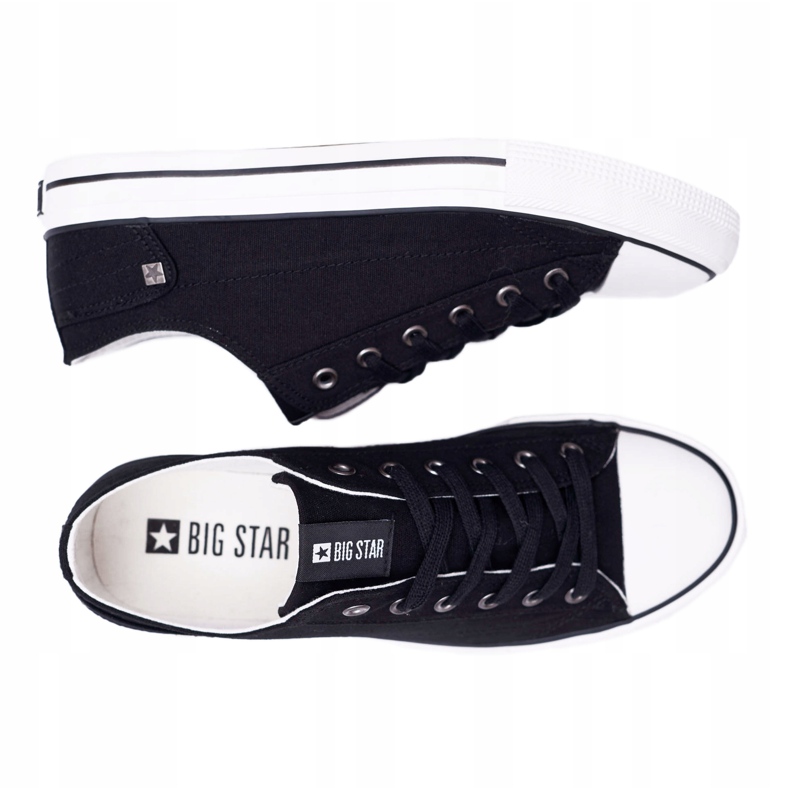 Zapatillas de Hombre Big Star Black DD174273 negro 6
