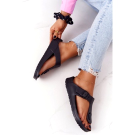 NEWS Chanclas de Goma Mujer Negra Alma negro 6