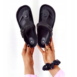 NEWS Chanclas de Goma Mujer Negra Alma negro 1