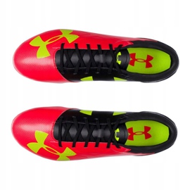 Botas de fútbol Under Armour Spotlight Dl Fg M 1272302-669 multicolor, rojo, negro rojo 2