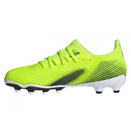 Botas de fútbol adidas X Ghosted.3 Mg Jr FW6975 multicolor verde 1