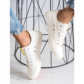 SHELOVET Zapatillas clásicas blancas blanco 1