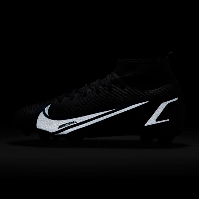 Zapatos de fútbol Nike Mercurial Superfly 8 Pro Fg Jr CV0804-004 negro negro 2