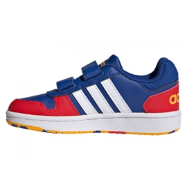 Zapatillas Adidas Hoops 2.0 C Jr FY9443 negro azul 1