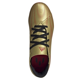 Botas de fútbol adidas Nemeziz Messi .4 FxG Jr FY0810 dorado dorado 2