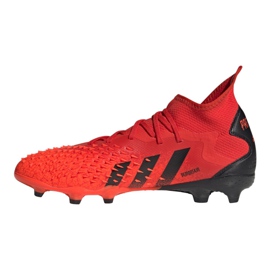 Zapatillas Adidas Predator Freak.2 Fg M S24187 multicolor naranjas y tintos 1