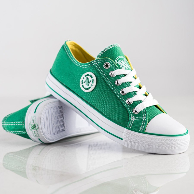 Zapatillas New Age verde 1