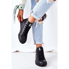 Zapatillas Altas Mujer Piel Big Star GG274015 Negro 3