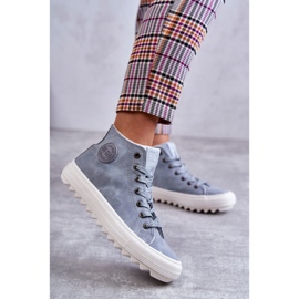 Zapatillas con aislamiento para mujer Big Star EE274115 Azul claro 2