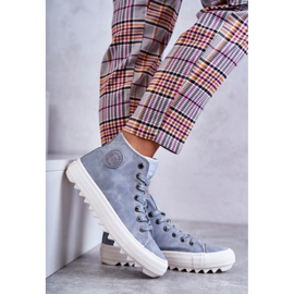 Zapatillas con aislamiento para mujer Big Star EE274115 Azul claro 6