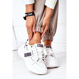 Calzado deportivo de mujer Sneakers Big Star GG274213 Blanco-Gris 4