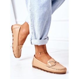 PS1 Mocasines Mujer en Piel Marrón Claro Downtown 3