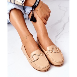 PS1 Mocasines Mujer en Piel Marrón Claro Downtown 6