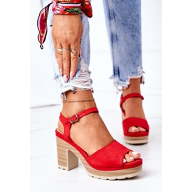 PW1 Sandalias En Barra Y Plataforma Red Maggie rojo 2 PW1 Sandalias En Barra Y Plataforma Red Maggie rojo 2