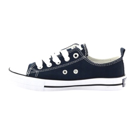 American Club Zapatillas de zapatillas azul marino atadas 2