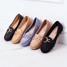 PS1 Mocasines Mujer Ante Azul Downtown 6