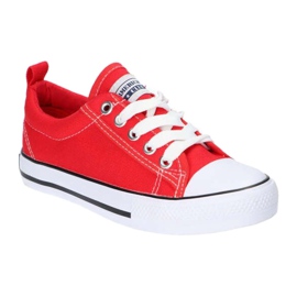 American Club Zapatillas American LH23 atadas en rojo ['rojo'] 1
