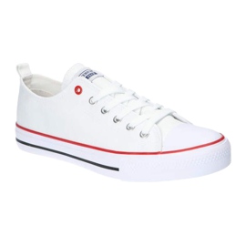 American Club Zapatillas de hombre American LH54 atadas blancas blanco 3
