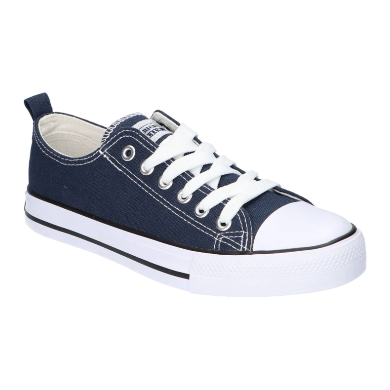 American Club Las zapatillas de deporte para mujeres empataron American LH10 Navy Blue multicolor 1