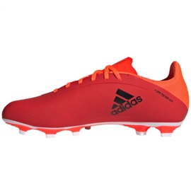 Botas de fútbol Adidas X Speedflow.4 FxG M FY3293 rojo rojo 1