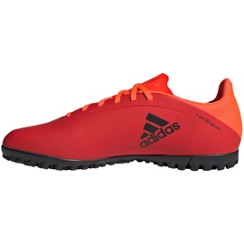 Botas de fútbol adidas X Speedflow.4 Tf M FY3336 rojo naranjas y tintos 2