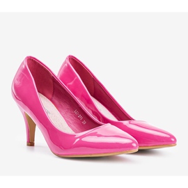 Zapatos de salón rosas con tacón de aguja Faith 1