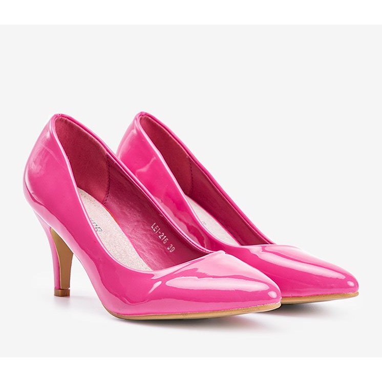 Zapatos de salón rosas con tacón de aguja Faith 1