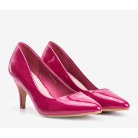 Zapatos de tacón rosa oscuro con tacón de aguja Faith 1