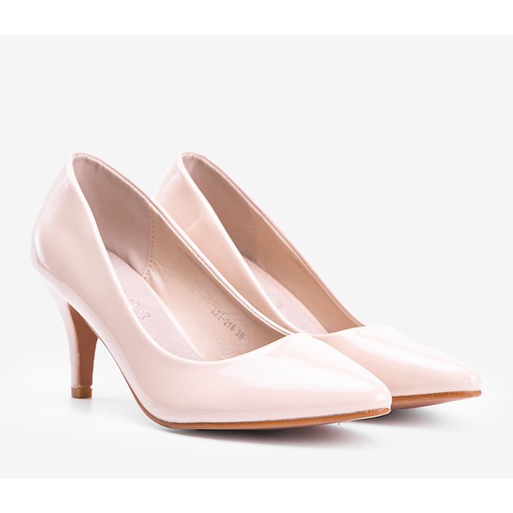 Zapatos beige con tacón de aguja Faith 1