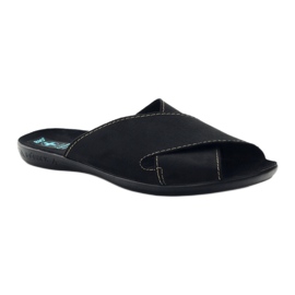 Zapatillas de hombre Adanex 20310 negro 1