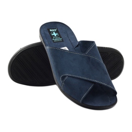 Zapatillas Adanex Slippers para hombres 20308 Slippers azul marino 3 Zapatillas Adanex Slippers para hombres 20308 Slippers azul marino 3