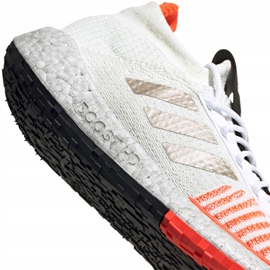 Zapatillas Adidas PulseBOOST Hd M EE9564 blanco naranja 2