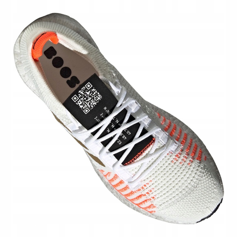 Zapatillas Adidas PulseBOOST Hd M EE9564 blanco naranja 4