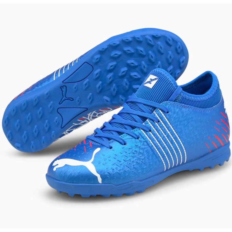 Botas de fútbol Puma Future Z 4.2 Tt Jr 106509 01 naranja, azul azul 1 Botas de fútbol Puma Future Z 4.2 Tt Jr 106509 01 naranja, azul azul 1