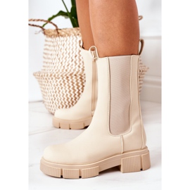 PS1 Botas cálidas Las botas de Jodhpur beige deben tener 2