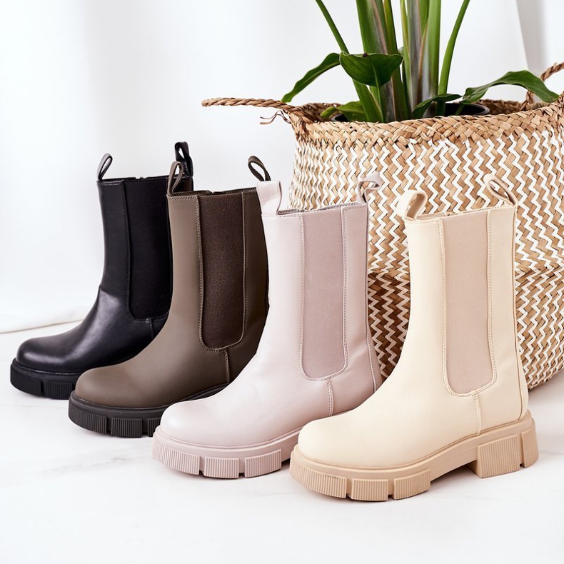 PS1 Botas cálidas Las botas de Jodhpur verde oscuro deben tener marrón 1