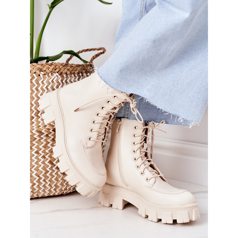 PS1 Botas calientes Workery Beżowe World Is Mine beige 2 PS1 Botas calientes Workery Beżowe World Is Mine beige 2