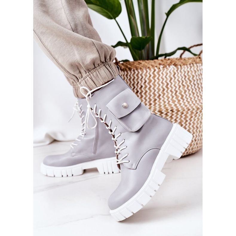 PS1 Trabajadores cálidos con bolsillo gris claro impresionante 2