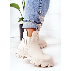 PS1 Warm Booties Jodhpur boots Beige Hashtag 5